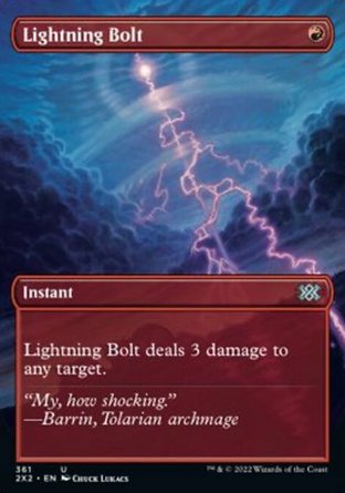 【ENG】 ☆Foil☆ 《閃電擊/Lightning Bolt》[雙星大師2022]