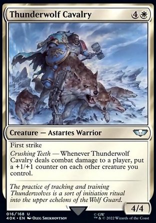 【ENG】《雷狼騎兵/Thunderwolf Cavalry》[戰鎚40K指揮官]