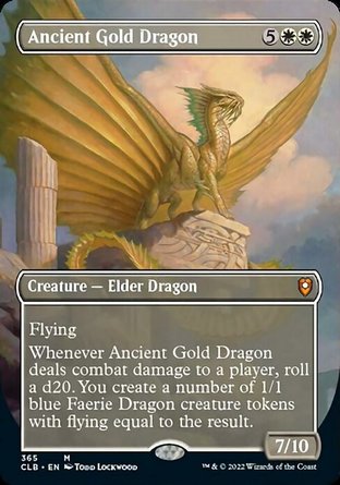 【ENG】《遠古金龍/Ancient Gold Dragon》[指揮官傳奇：爭戰柏德之門]