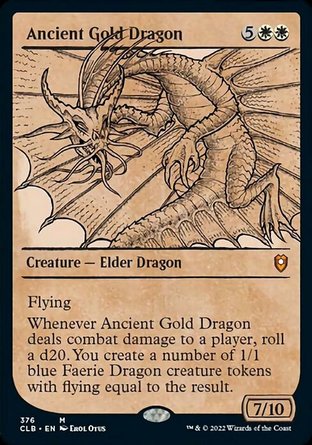 【ENG】《遠古金龍/Ancient Gold Dragon》[指揮官傳奇：爭戰柏德之門]
