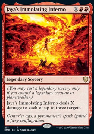 【ENG】《雅亞的燃焰煉獄/Jaya's Immolating Inferno》[指揮官傳奇]