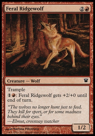 【JPN】《野性脊狼/Feral Ridgewolf》[依尼翠]