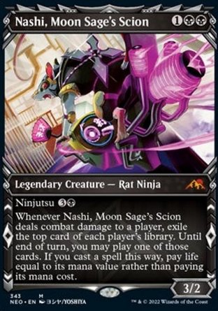 【JPN】《月智者後裔哪失/Nashi, Moon Sage's Scion》[神河霓朝紀]