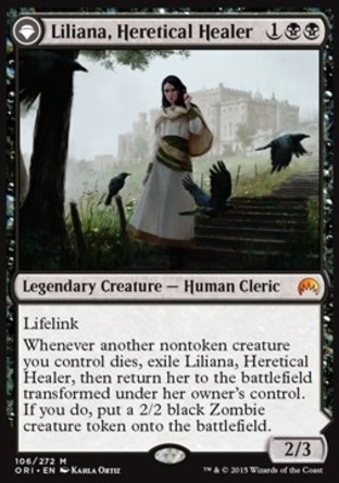 【ENG】《異端治療師莉蓮娜/Liliana, Heretical Healer》[魔法風雲會：起源 ]