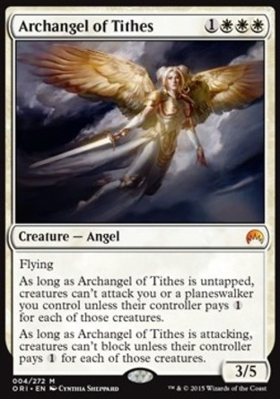 【ENG】《什一稅大天使/Archangel of Tithes》[魔法風雲會：起源 ]