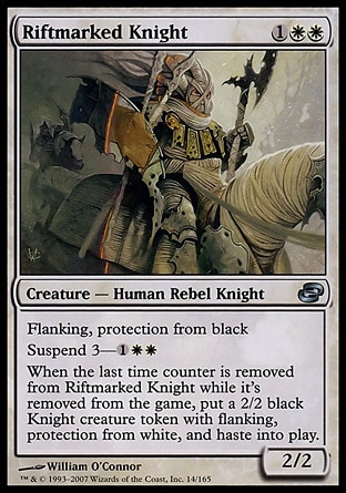 【JPN】《時縫痕騎士/Riftmarked Knight》[時空混沌]