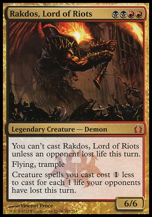 【ENG】《暴動之王拉鐸司/Rakdos, Lord of Riots》[再訪拉尼卡]
